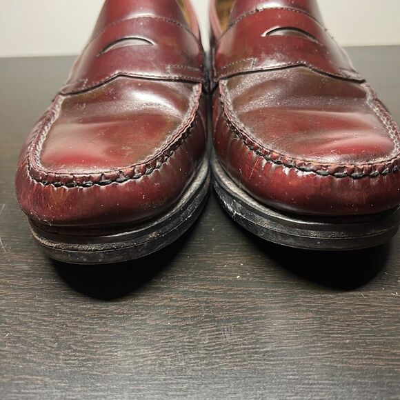 G.H. Bass & Co. Weejuns 731 Heritage Mens 12D Wine Penny Loafers main image 8